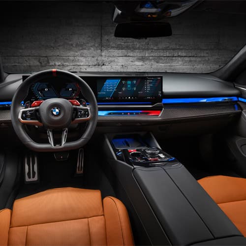 BMW M5 Cockpit.